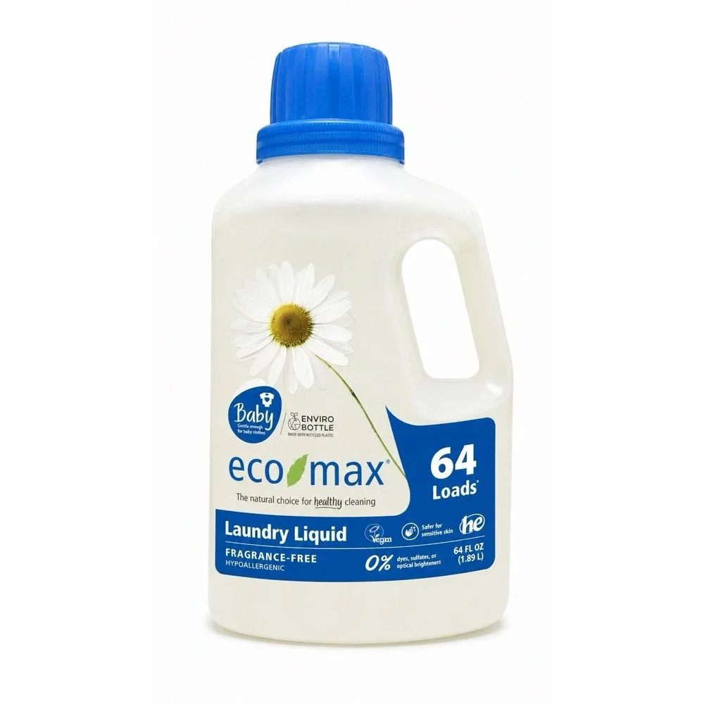 Eco Max Laundry Liquid Fragrance-Free 64 Fluid ounces 1 Bottle